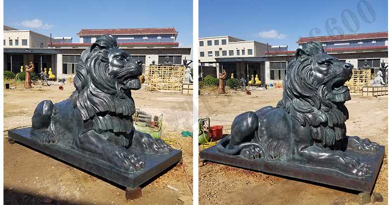 歐式匯豐銀行銅獅子雕塑，銅雕塑廠家